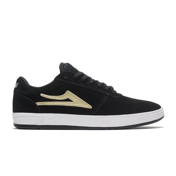 LaKai Manchester XLK Black/Gold Skate Shoes Mens | Australia RO6-2730